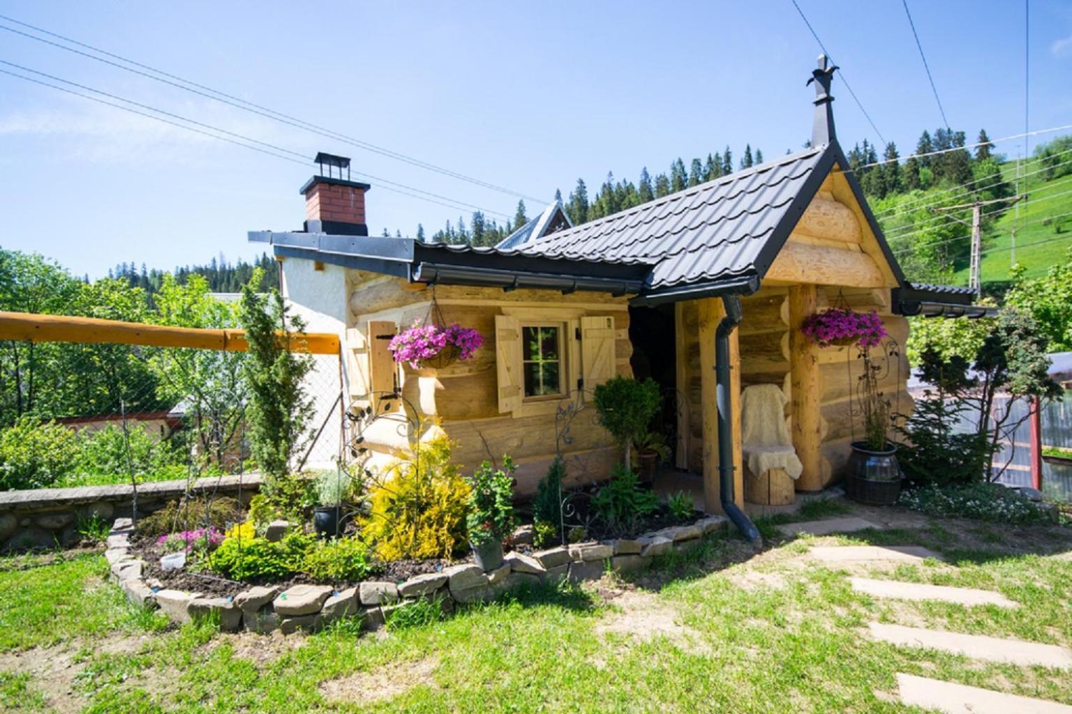 Ciukrowa Chatka Sauna & Jacuzzi Poronin Dış mekan fotoğraf