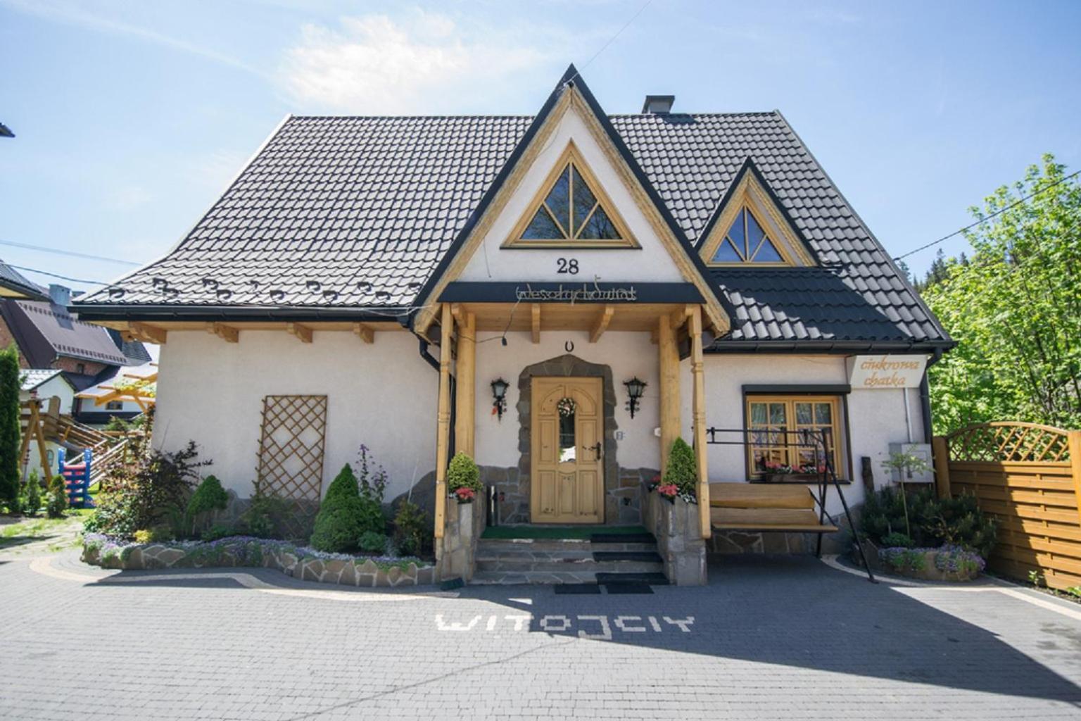 Ciukrowa Chatka Sauna & Jacuzzi Poronin Dış mekan fotoğraf