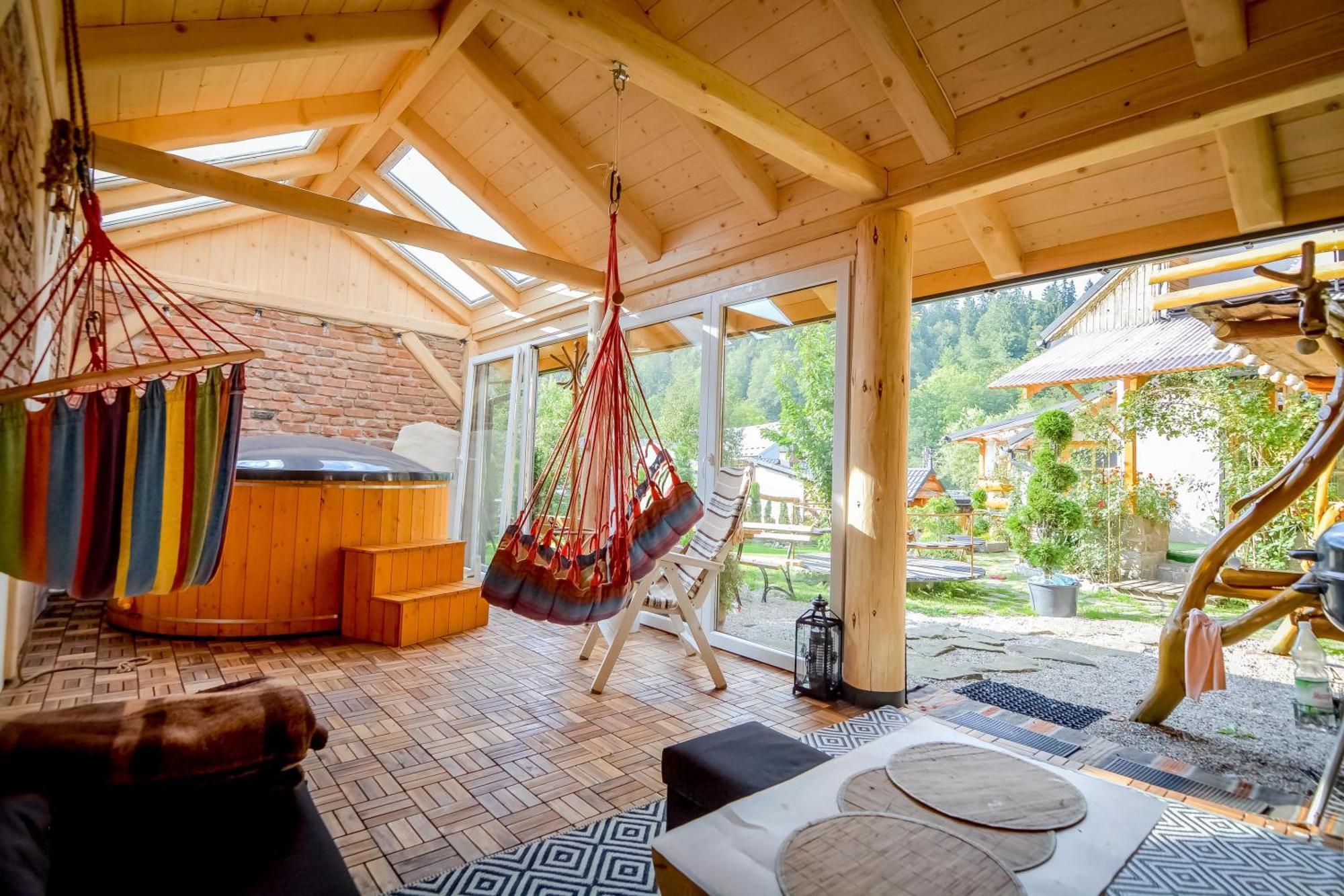 Ciukrowa Chatka Sauna & Jacuzzi Poronin Dış mekan fotoğraf