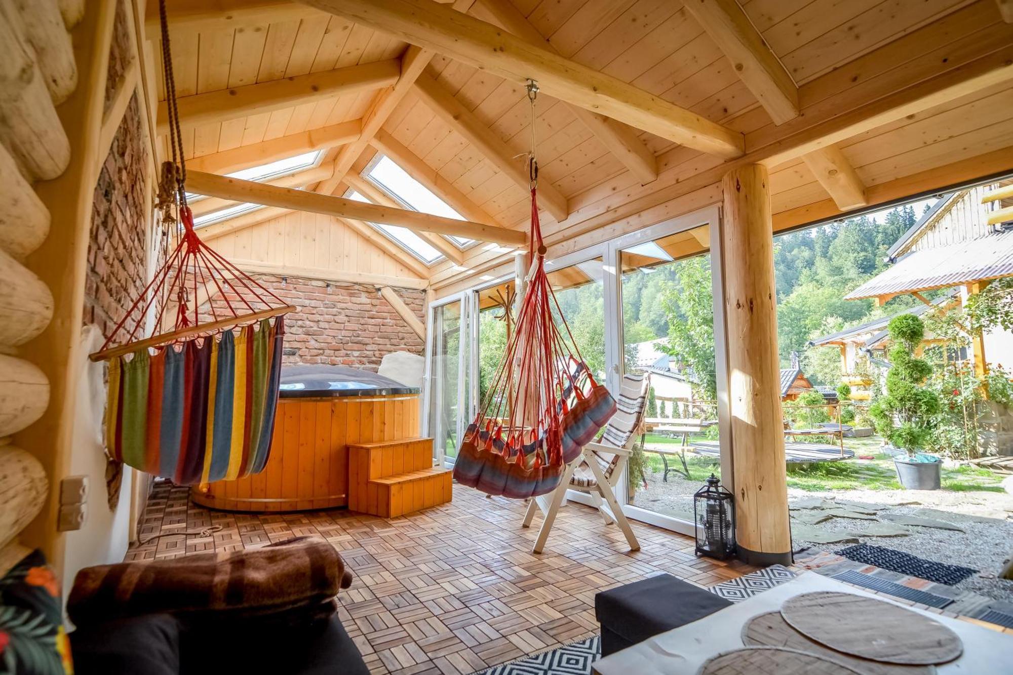 Ciukrowa Chatka Sauna & Jacuzzi Poronin Dış mekan fotoğraf